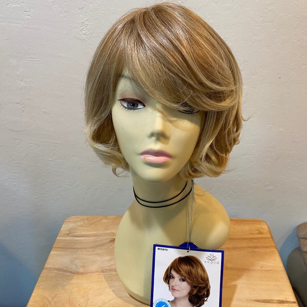 176 SEPIA SYNTHETIC WIG